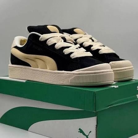 Puma Suede XL Crush - Negro con Blanco